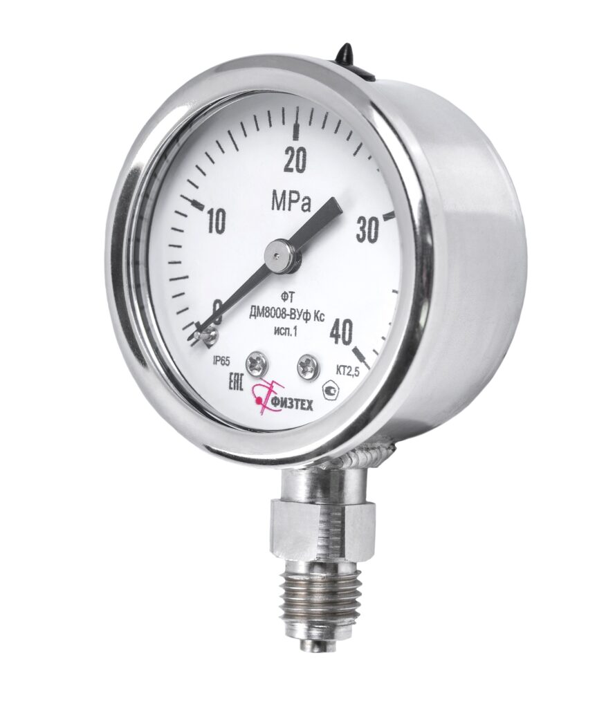 Поверка манометров коррозионностойких ДМ8008-ВУф Кс исп 1 d.50 - Реестр ...