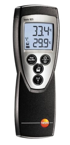 Поверка цифрового термометра со сменными зондами TESTO 925