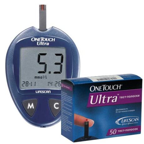 Поверка систем контроля уровня глюкозы в крови портативные OneTouch Ultra, OneTouch UltraEasy