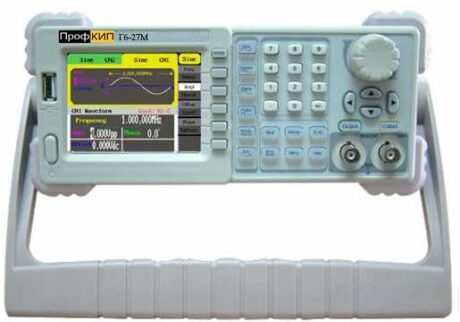 Поверка генератора сигнала специальной формы двухканального ПрофКиП Г6-27М, ПрофКиП Г6-33М, ПрофКиП Г6-34М, ПрофКиП Г6-36М, ПрофКиП Г6-37М